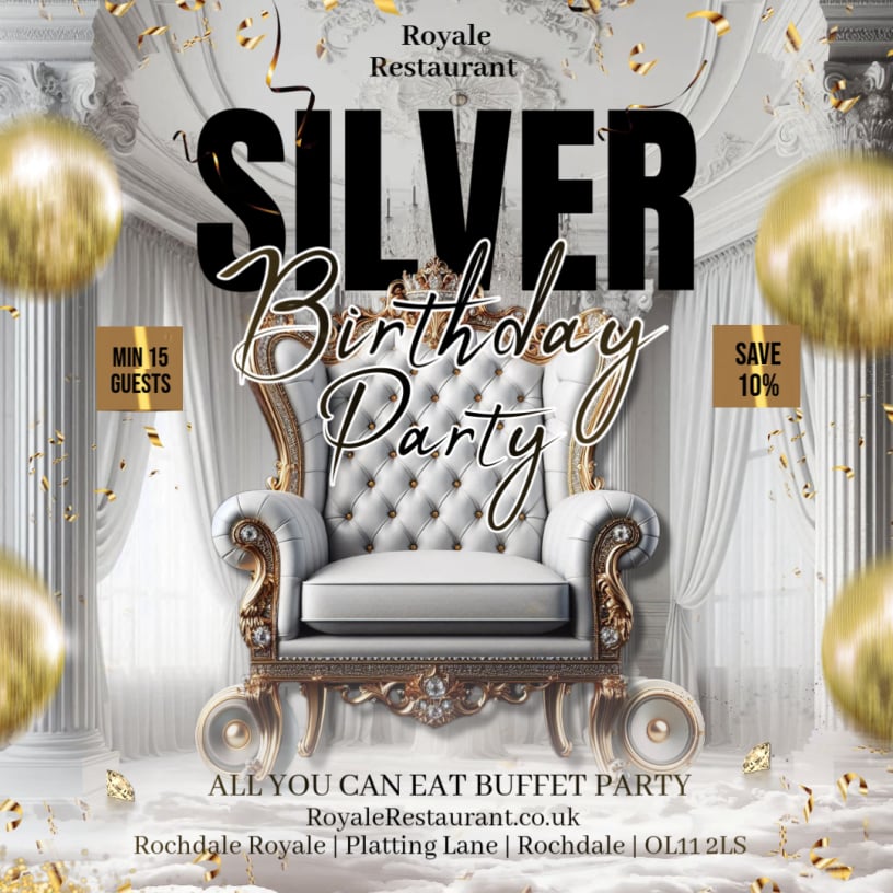 Royale Silver Buffet Party